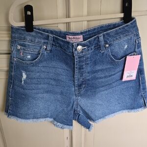 Juicy Couture Blue Denim Women Shorts